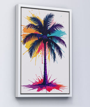 Neon-gezichten paradijs