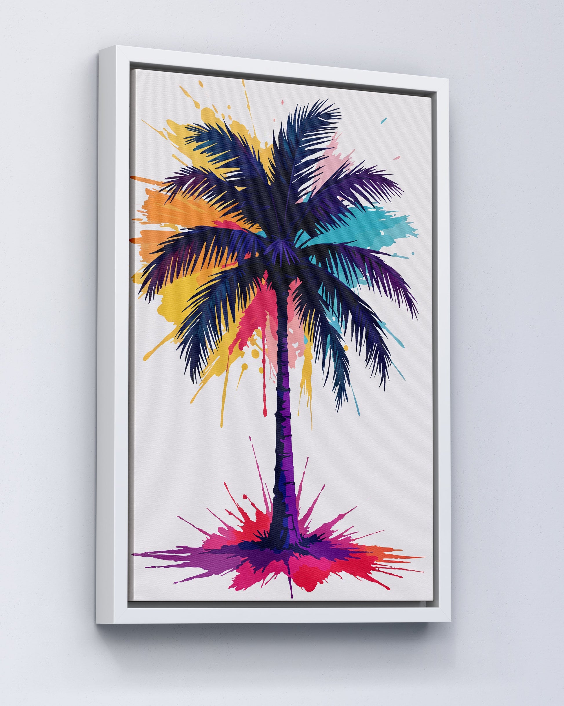 Neon-gezichten paradijs