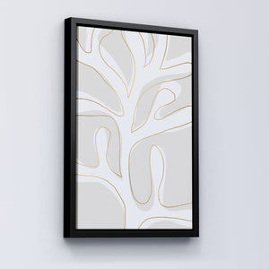 Abstract Twig White and Gold