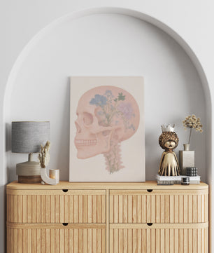 Crâne floral