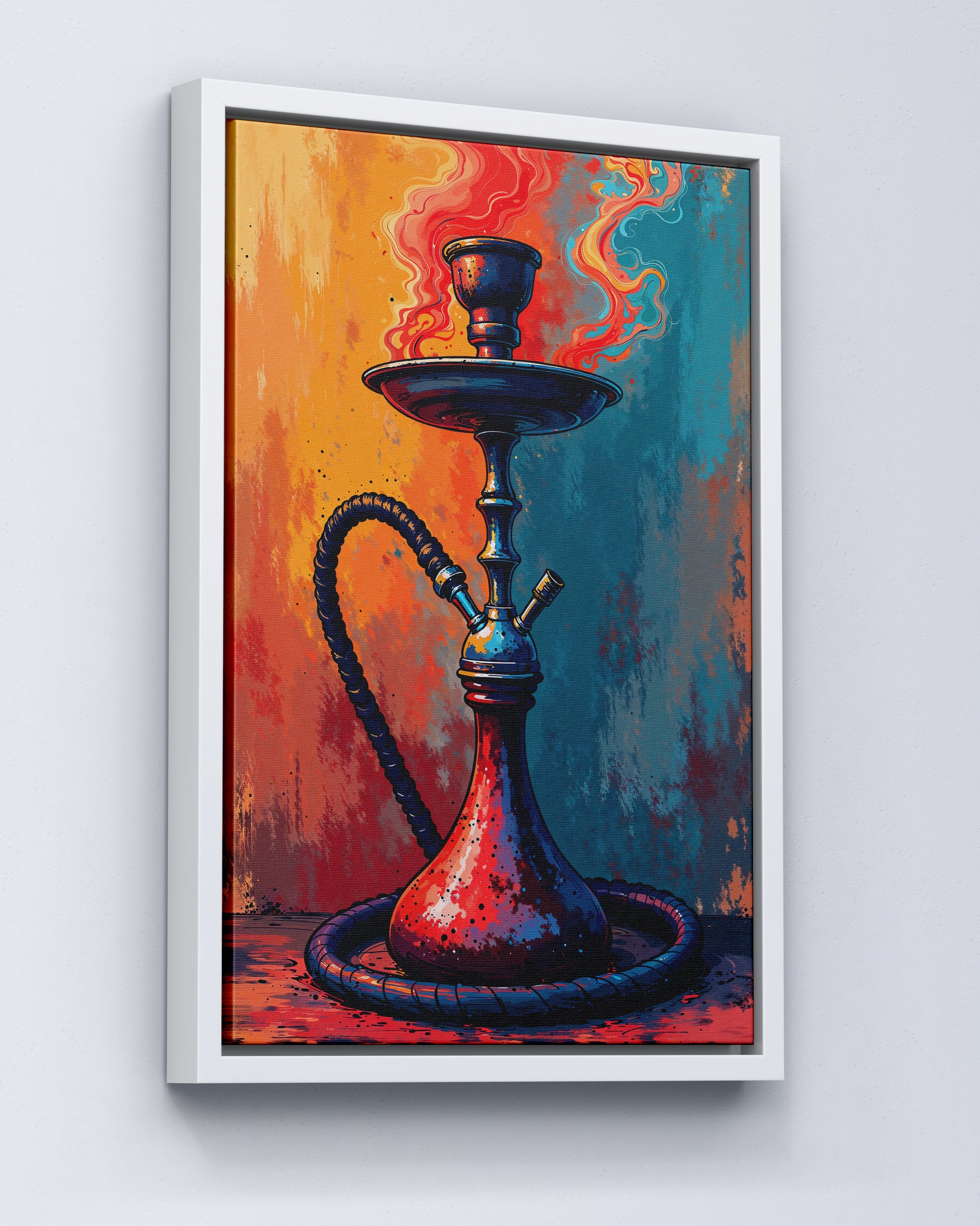 Flame Hookah Painting