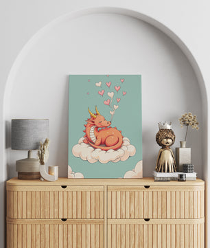 Lindo dragón soñador