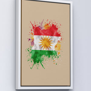 Lienzo de la esperanza de Kurdistán