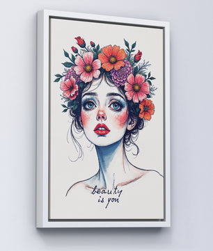 Woman Petal Muse