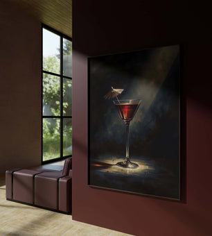 Projecteur sur le verre à cocktails