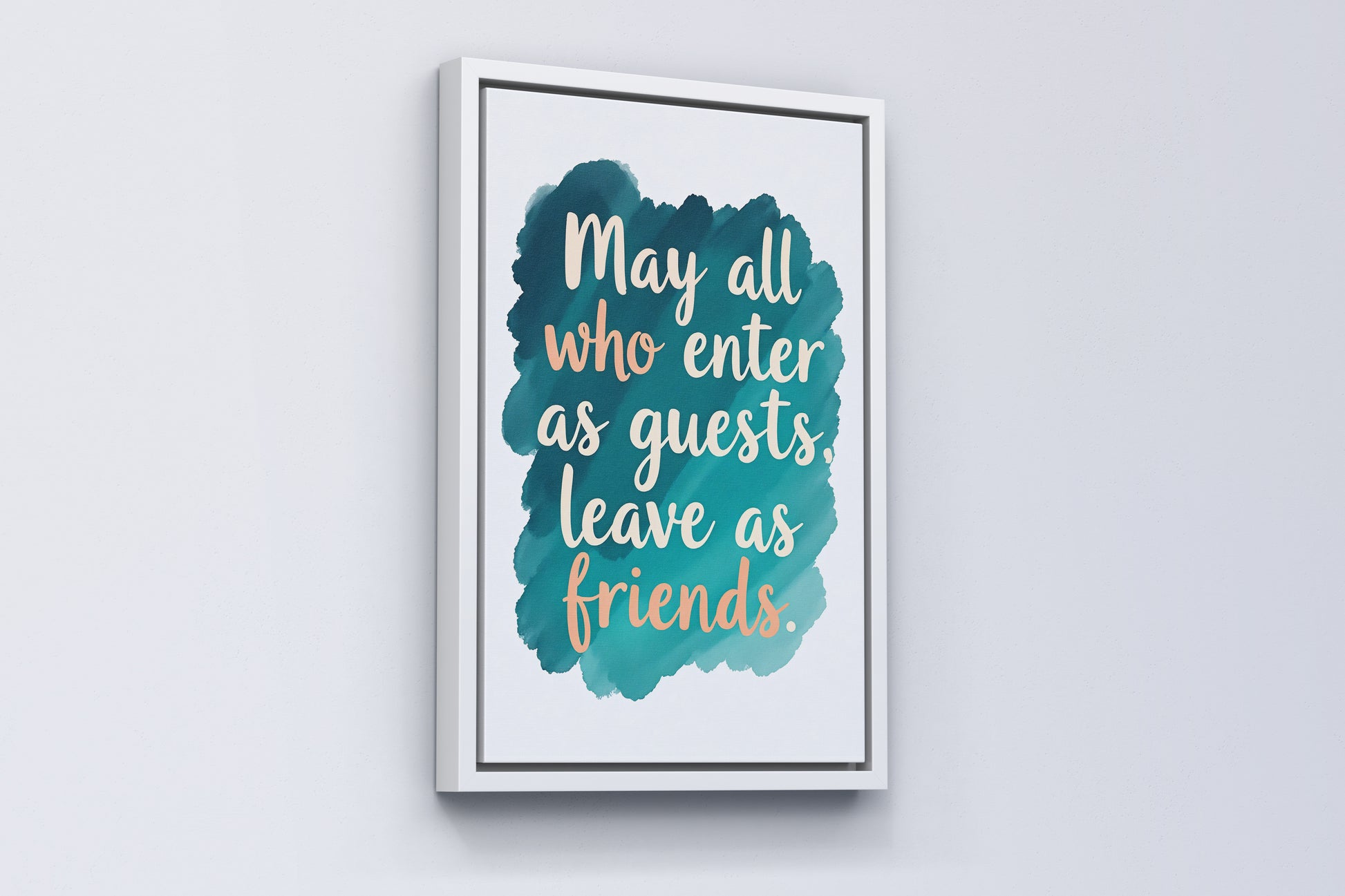 may all who enter as guests leave as a friends vol.1