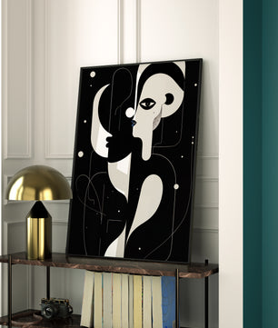 Symétrie éclairée au lune