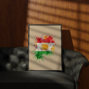 Lienzo de la esperanza de Kurdistán