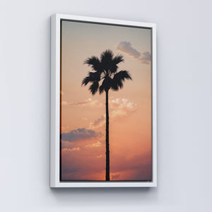 Lone Palm at Sunset