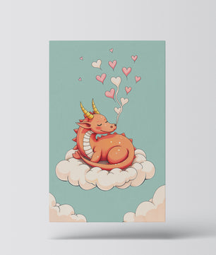 Lindo dragón soñador