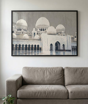 Abu Dhabi Sheikh Zayed Moschee – Weiße Kuppeln