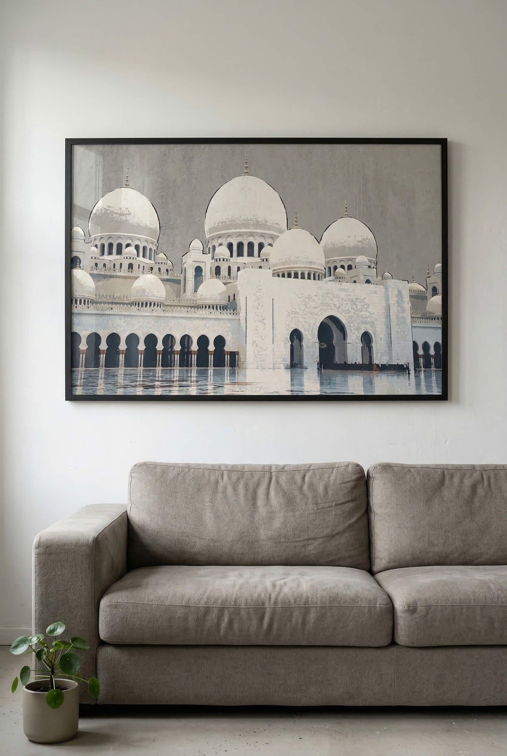 Abu Dhabi Sheikh Zayed Moschee – Weiße Kuppeln