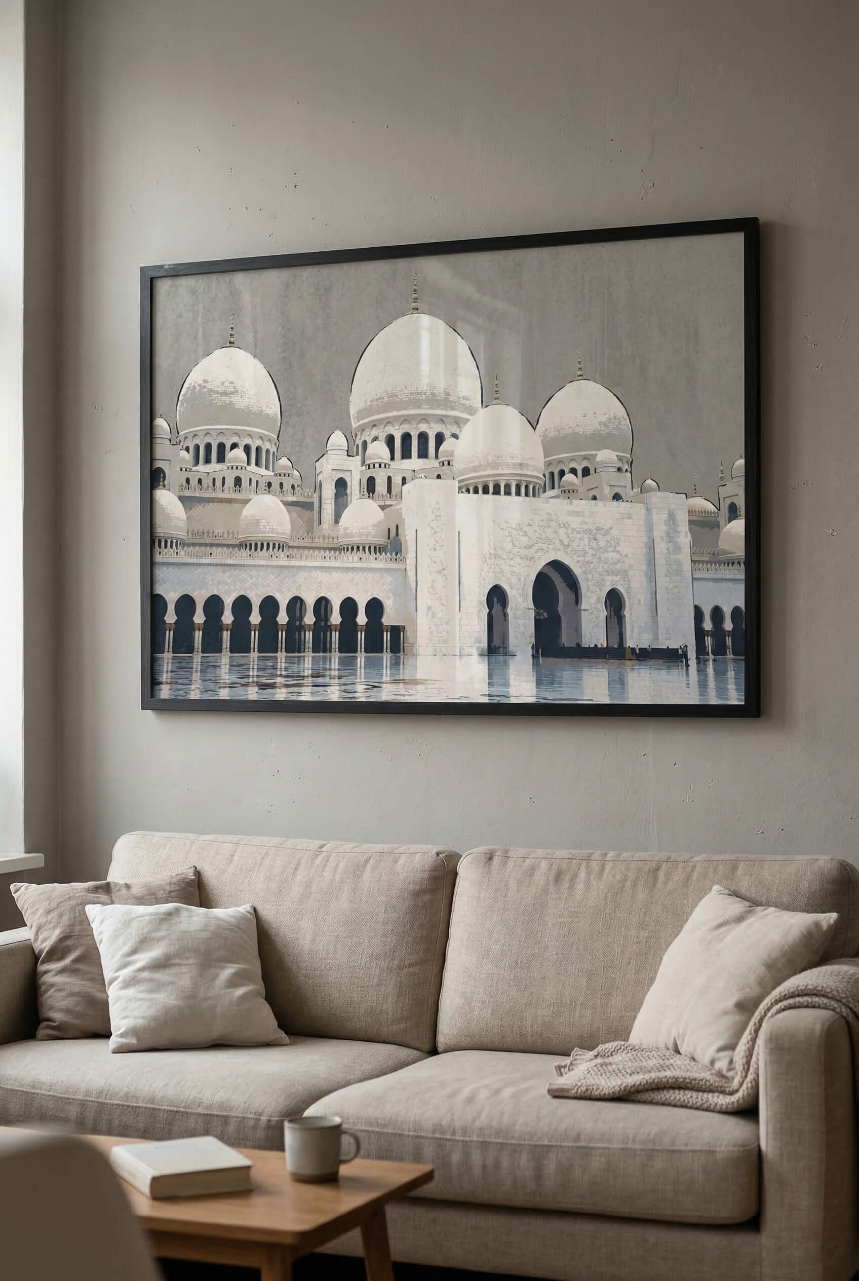 Abu Dhabi Sheikh Zayed Moschee – Weiße Kuppeln