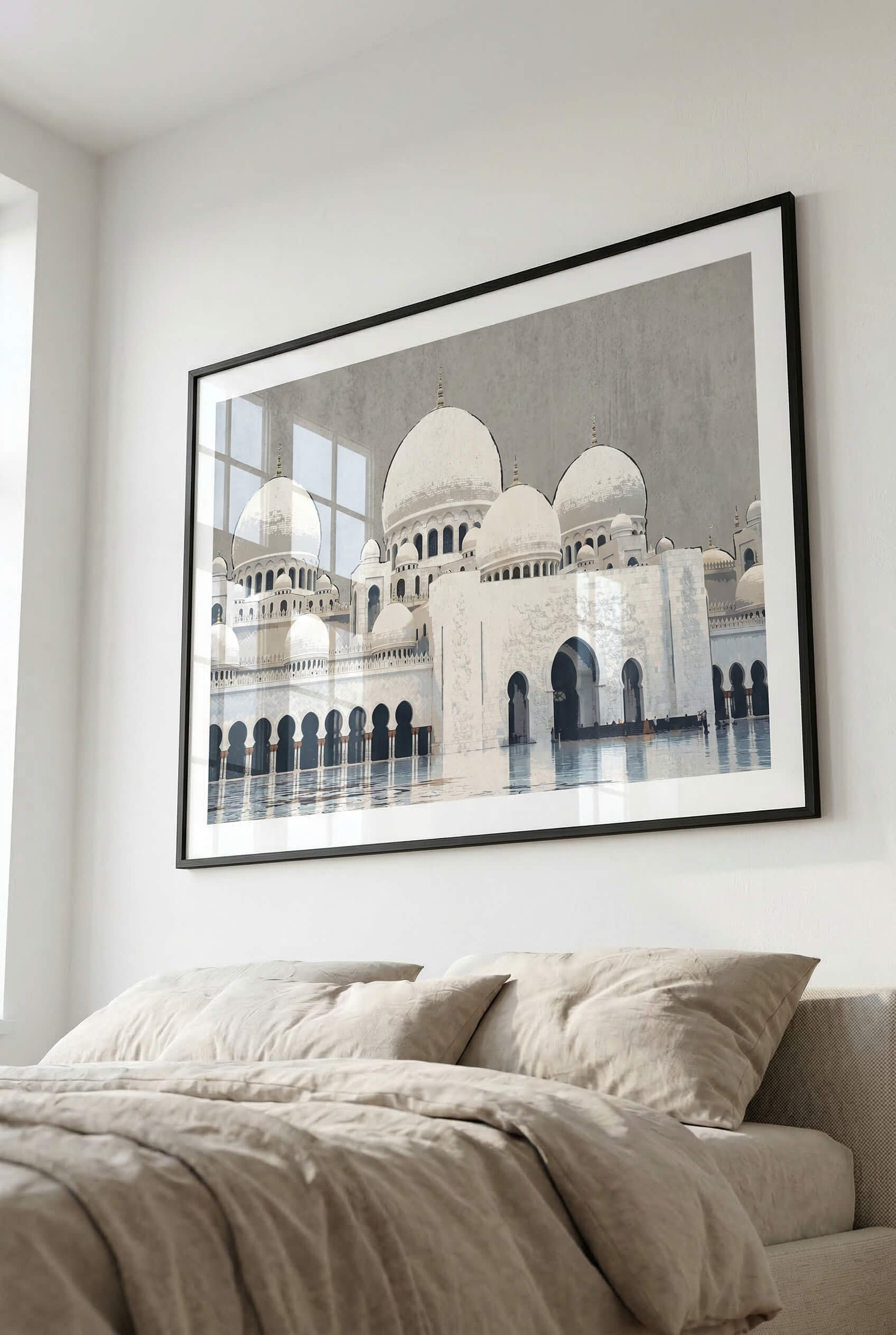 Abu Dhabi Sheikh Zayed Moschee – Weiße Kuppeln