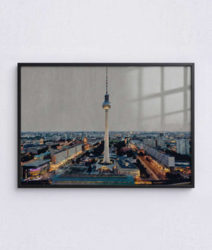 Berlin Poster Fernsehturm – modernes Stadt Wandbild