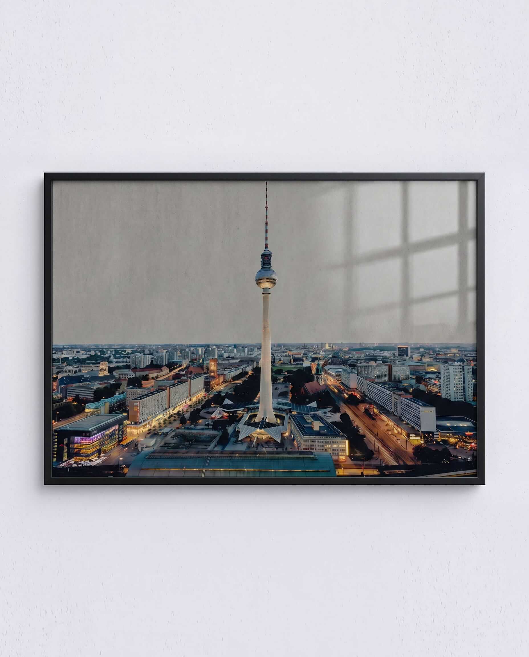 Berlin Poster Fernsehturm – modernes Stadt Wandbild