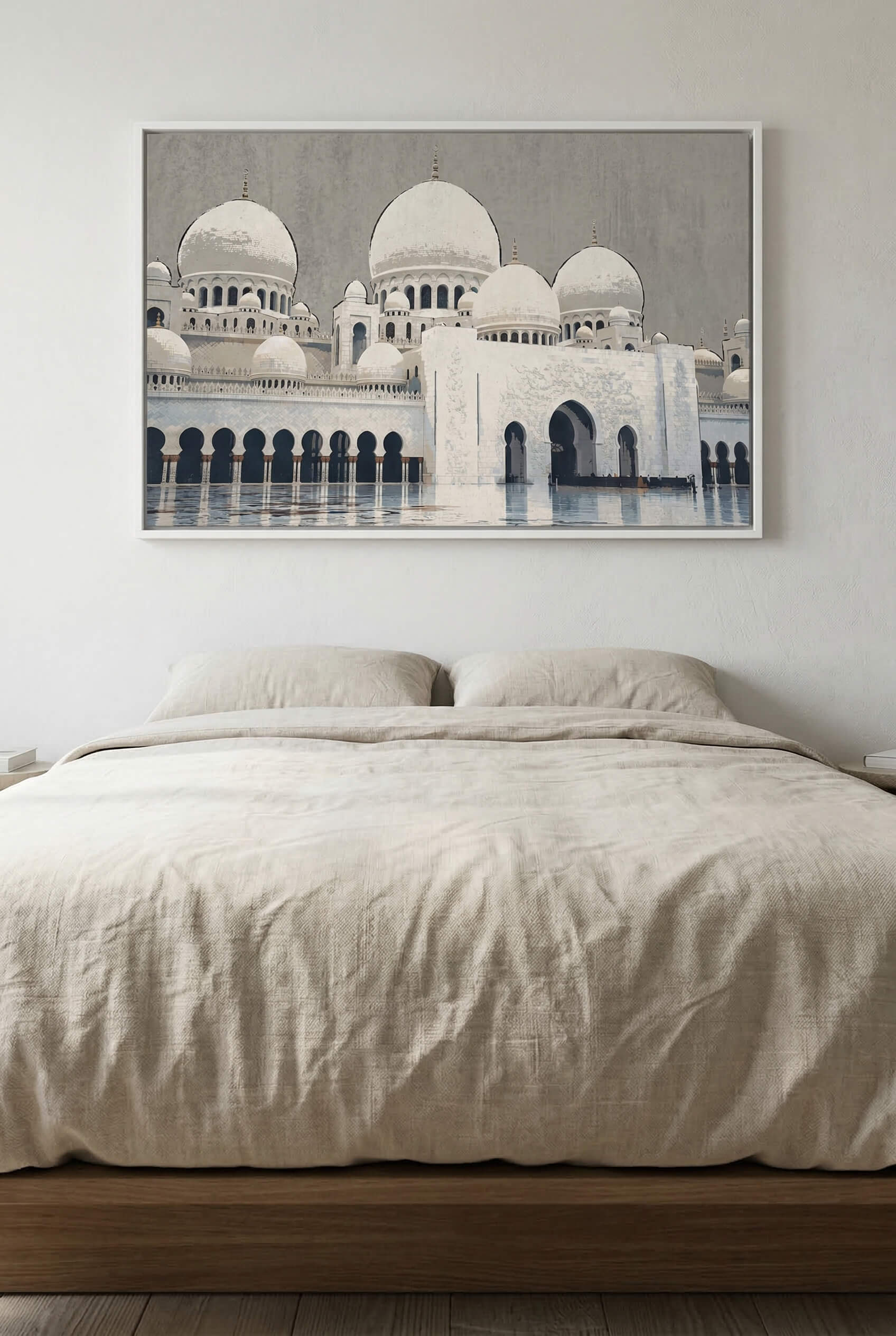 Abu Dhabi Sheikh Zayed Moschee – Weiße Kuppeln