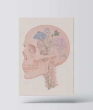 Crâne floral