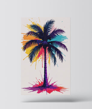 Neon-gezichten paradijs