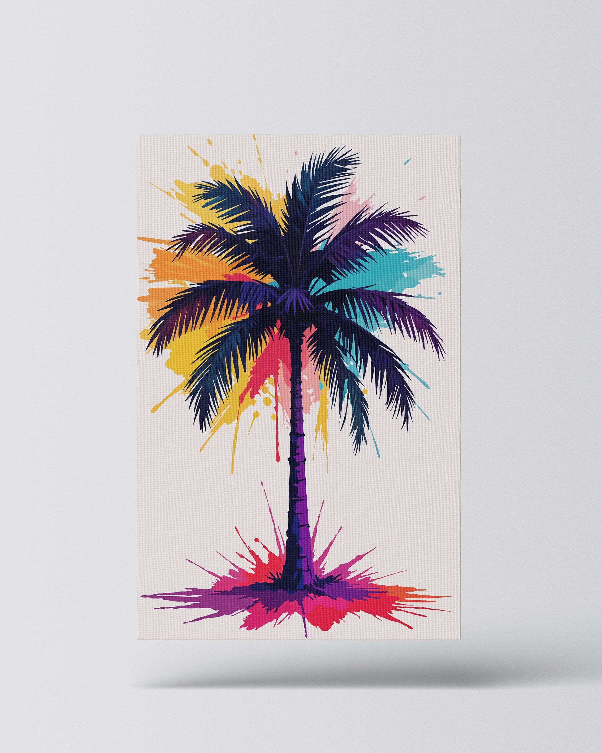 Neon-gezichten paradijs