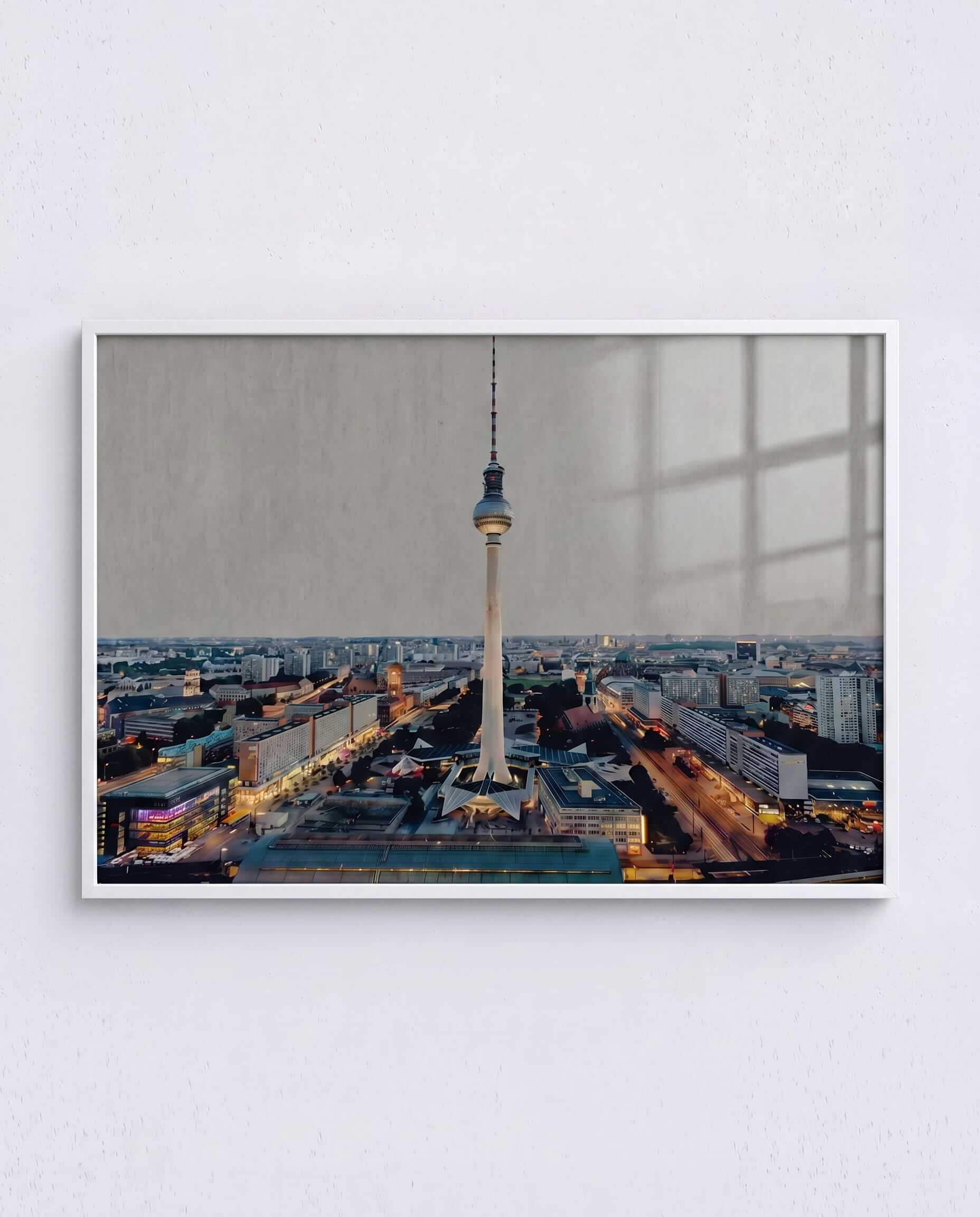 Berlin Poster Fernsehturm – modernes Stadt Wandbild