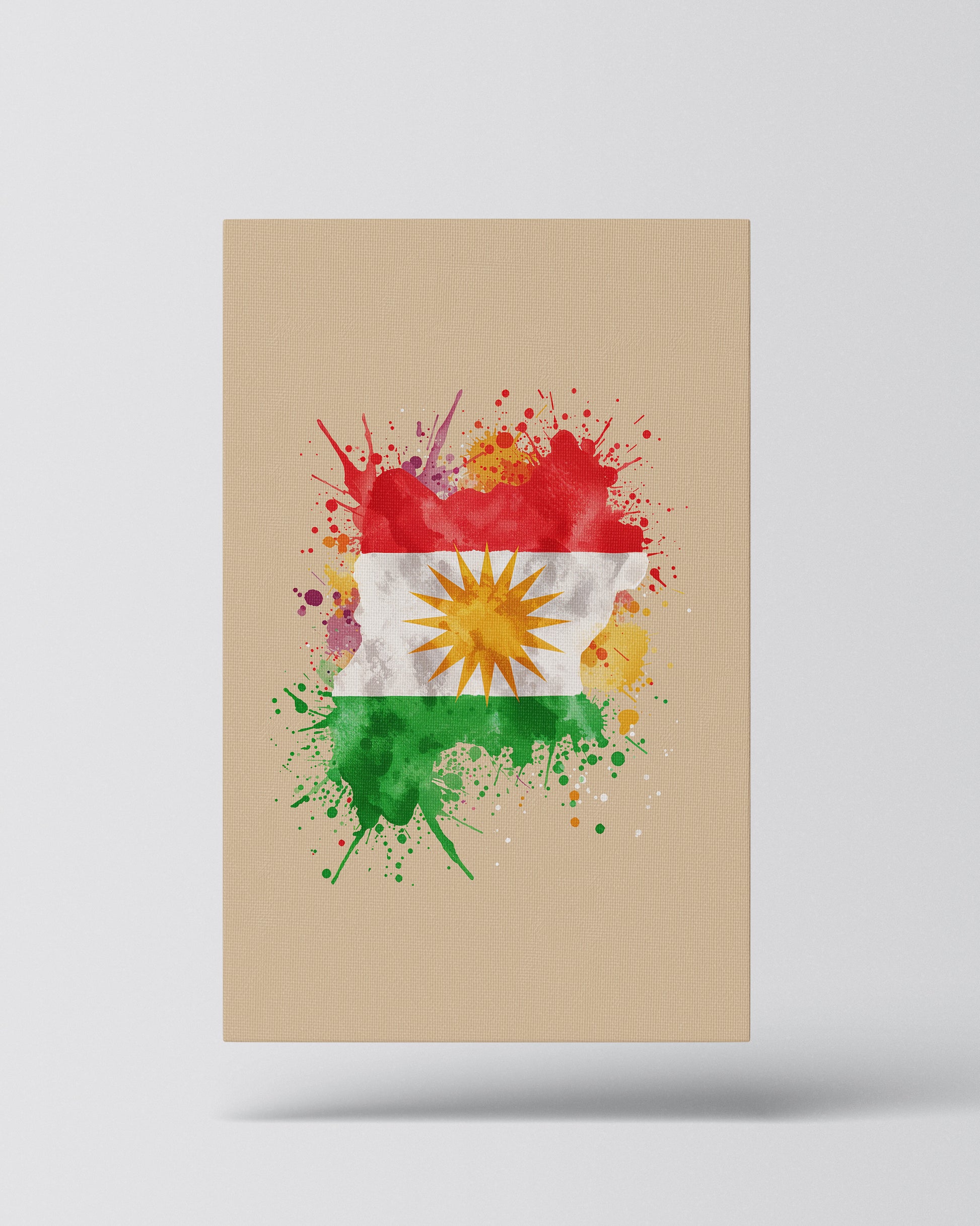 Lienzo de la esperanza de Kurdistán