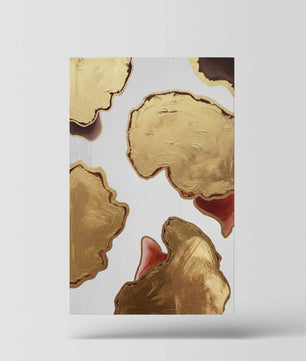 Golden Depth – Abstract Layers