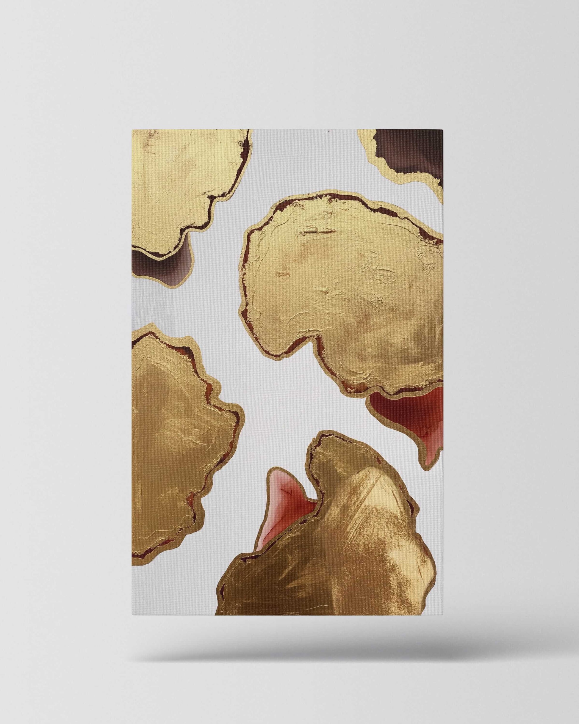 Golden Depth – Abstract Layers