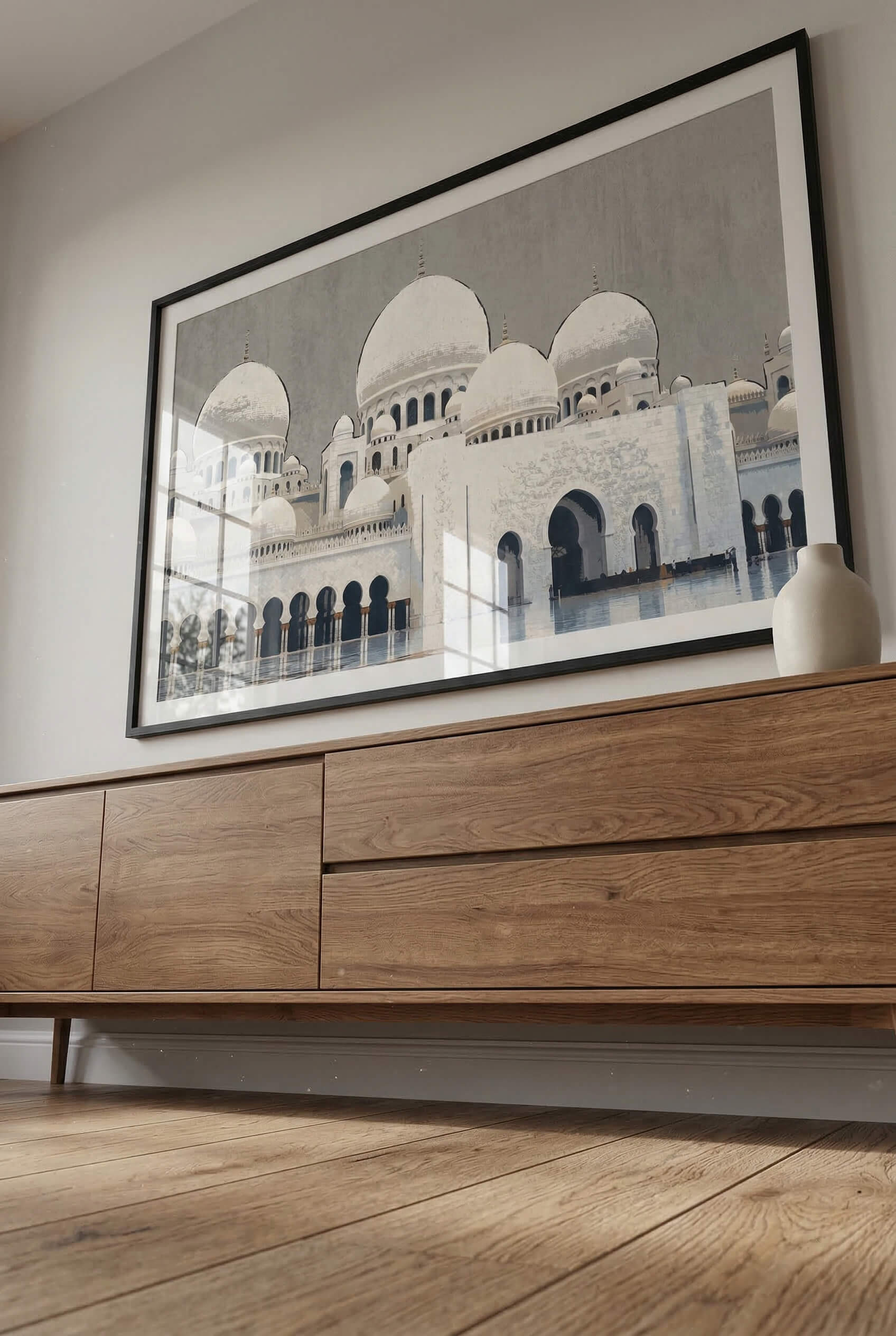 Abu Dhabi Sheikh Zayed Moschee – Weiße Kuppeln