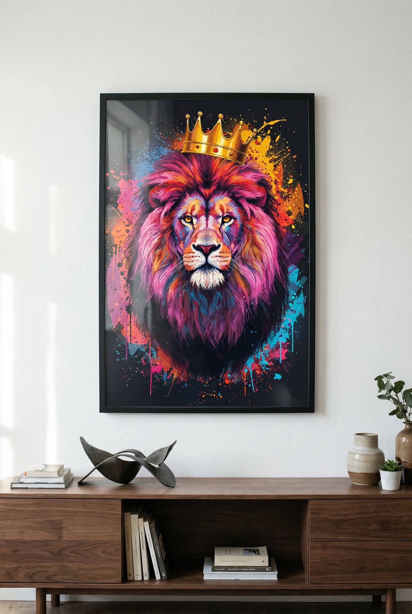Crowned Lion Majesty