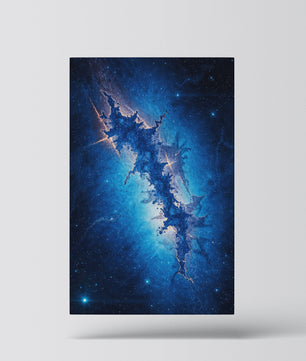 Blue Cosmic Fracture
