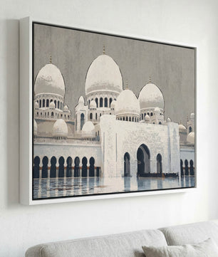 Abu Dhabi Sheikh Zayed Moschee – Weiße Kuppeln