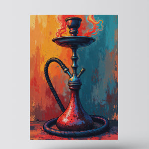 Flame Hookah Painting