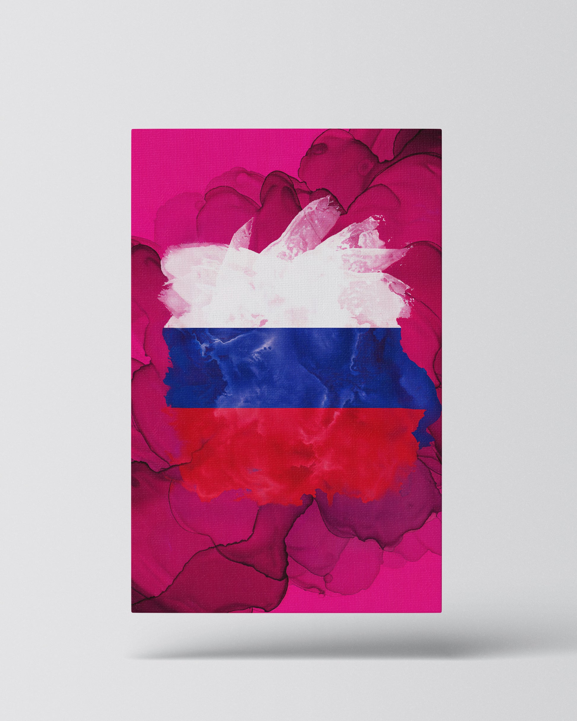 Flamme congelée de la Russie