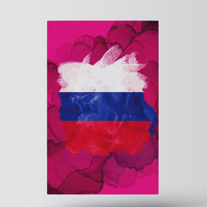 Flamme congelée de la Russie