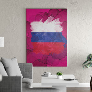 Flamme congelée de la Russie