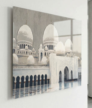 Abu Dhabi Sheikh Zayed Moschee – Weiße Kuppeln