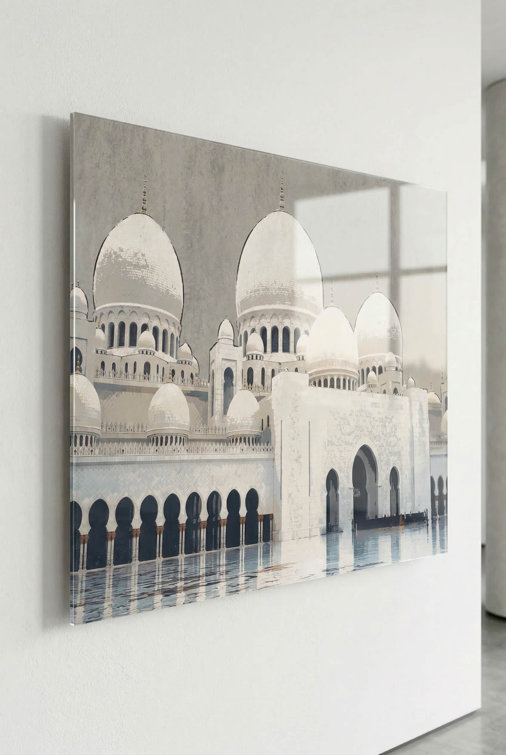 Abu Dhabi Sheikh Zayed Moschee – Weiße Kuppeln