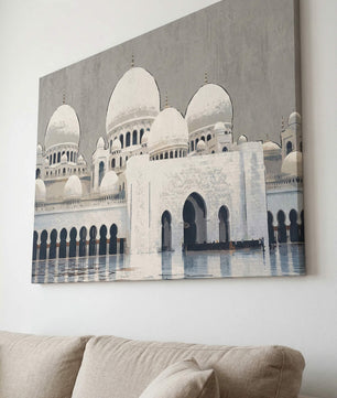 Abu Dhabi Sheikh Zayed Moschee – Weiße Kuppeln