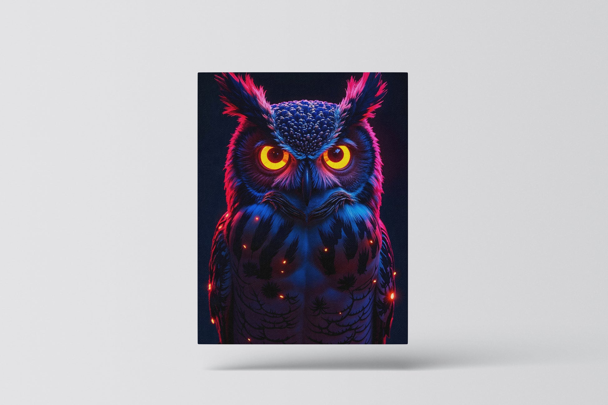 Neon Night Owl