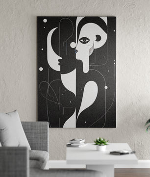 Symétrie éclairée au lune