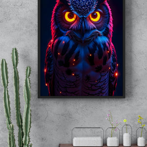 Neon Night Owl