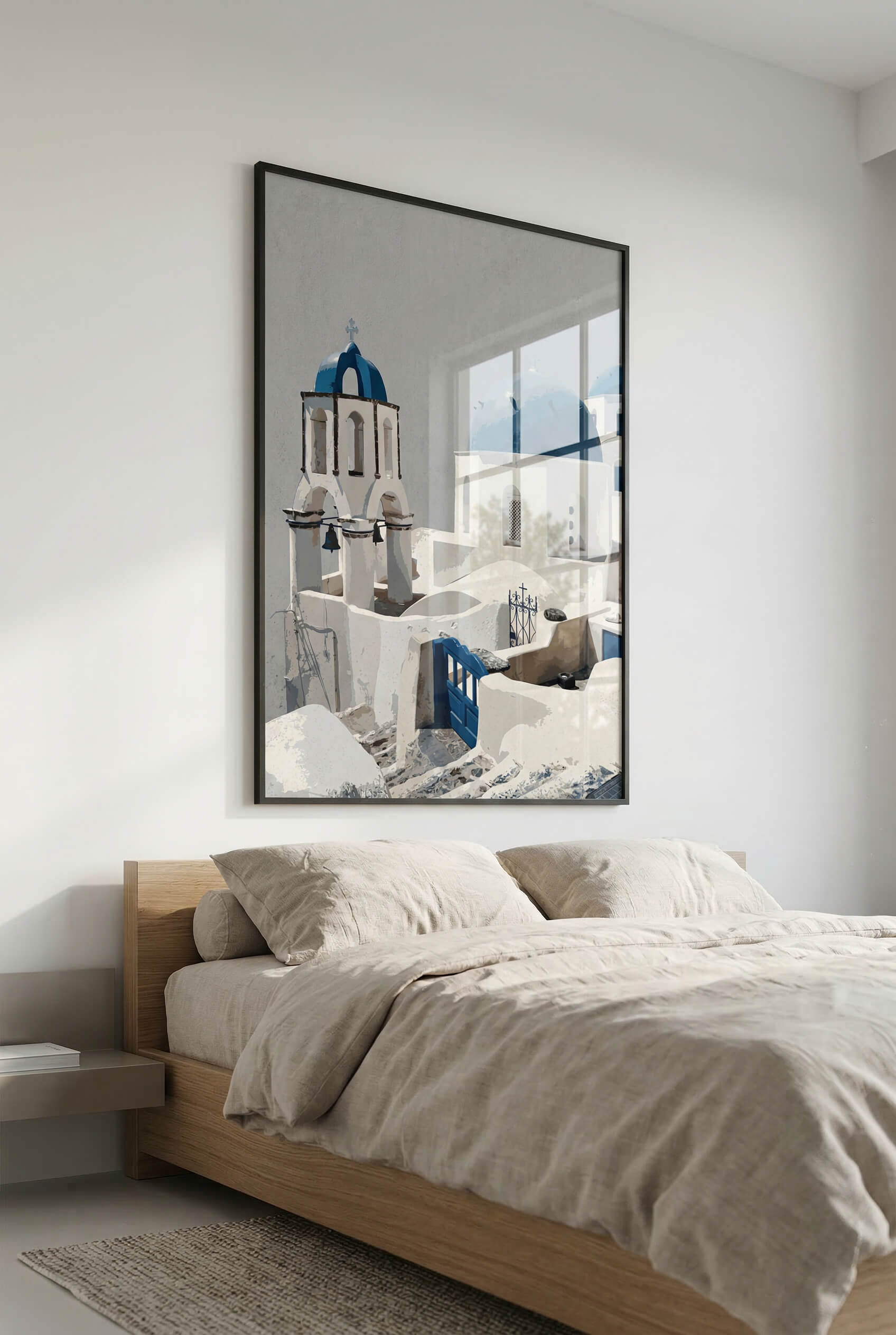 Santorini Blue Domes – Mediterrane Architektur