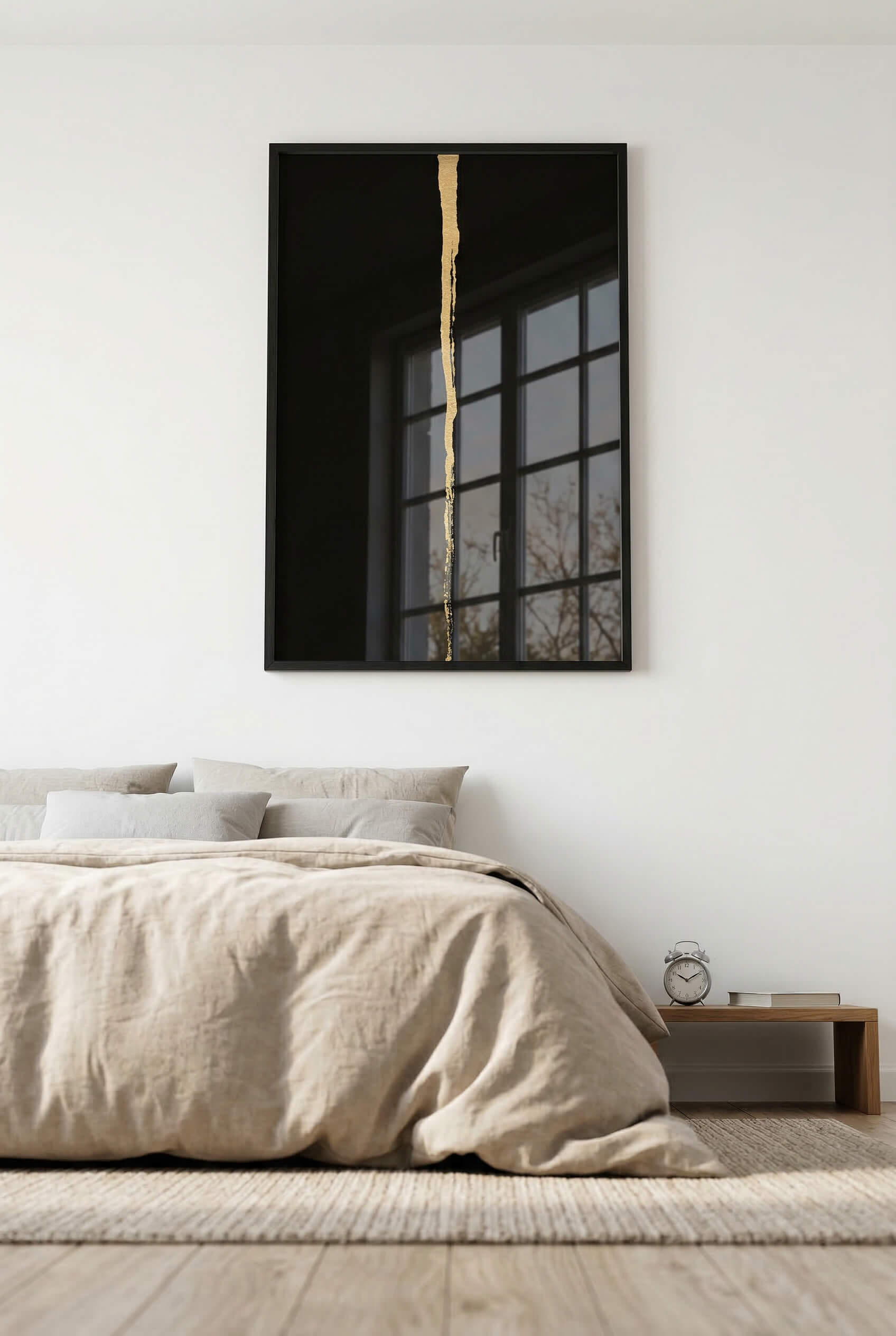 Obsidian Gold – Minimal Line Art