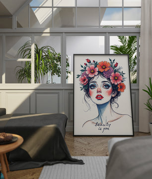 Woman Petal Muse