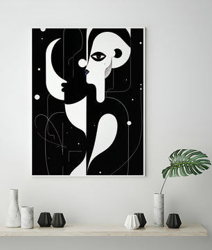Symétrie éclairée au lune