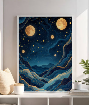 A Symphony of Stars and Moons