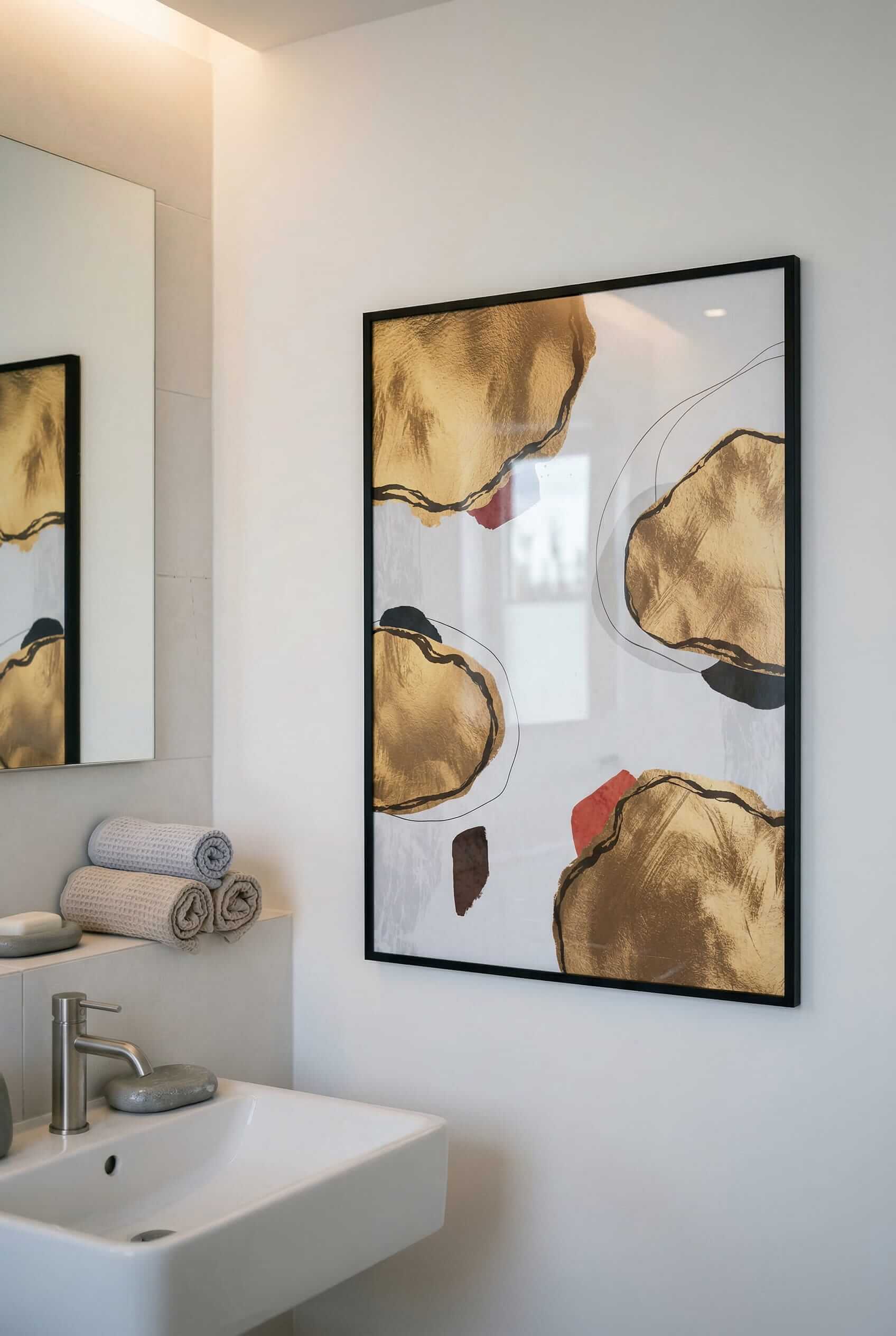 Golden Balance – Abstract Form