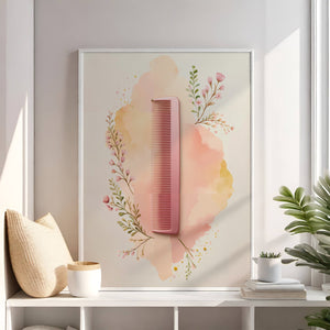 Floral Comb