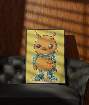 Orbitron giechelt